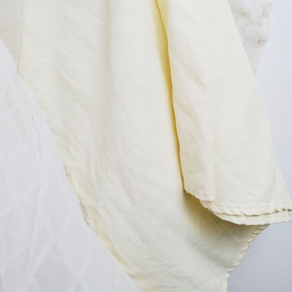 Vtg 60s Jack Bryan Designed by Dupuis Formal Maxi Layered High Neck Tiered Dress - Picture 11 of 12